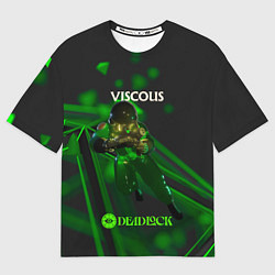 Женская футболка оверсайз Viscous Deadlock