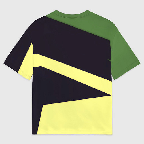 Женская футболка оверсайз Arsenal geometry / 3D-принт – фото 2