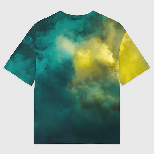 Женская футболка оверсайз Stalker 2 скелет в форме / 3D-принт – фото 2