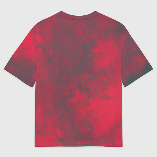 Женская футболка оверсайз Stalker 2 в противогазе / 3D-принт – фото 2