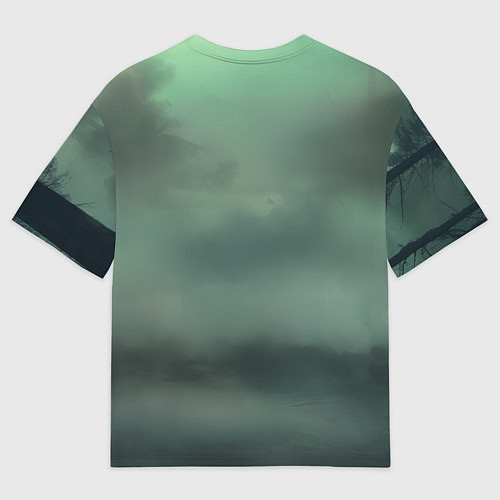 Женская футболка оверсайз Stalker 2 радиоактивное утро / 3D-принт – фото 2