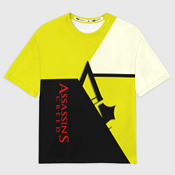 Футболка оверсайз женская Assassins Creed geometry logo, цвет: 3D-принт