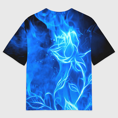 Женская футболка оверсайз Horizon zero dawn flower / 3D-принт – фото 2