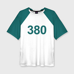 Футболка оверсайз женская Игра в кальмара 380, цвет: 3D-принт