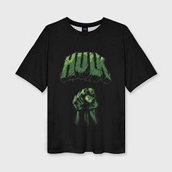 Футболка оверсайз женская Hulk punch, цвет: 3D-принт