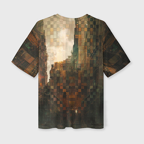 Женская футболка оверсайз Космодесантник из ордена / 3D-принт – фото 2