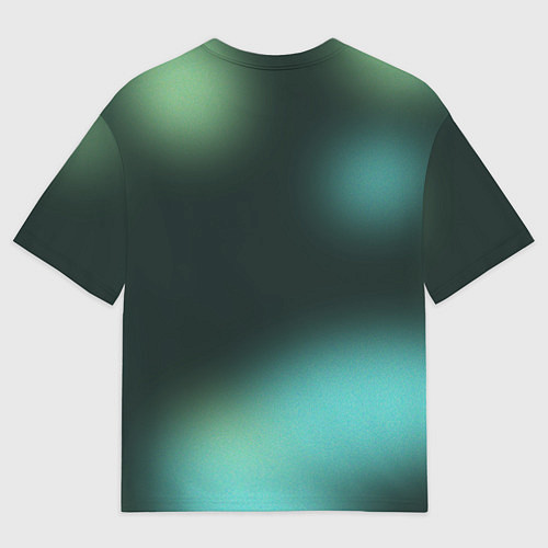 Женская футболка оверсайз Абстрактная ёлка / 3D-принт – фото 2