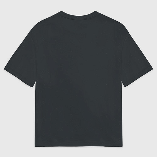 Женская футболка оверсайз Новогодняя Настя мелом / 3D-принт – фото 2