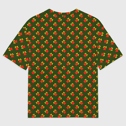 Женская футболка оверсайз Звонкие колокольчики / 3D-принт – фото 2