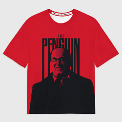 Футболка оверсайз женская Освальд Кобб Пингвин, цвет: 3D-принт