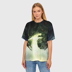 Футболка оверсайз женская Illustration Dragon Age Inquisition, цвет: 3D-принт — фото 2