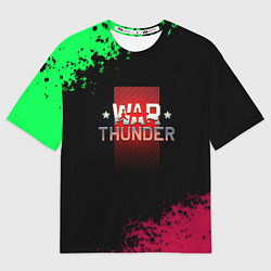 Футболка оверсайз женская Вартандер брызги красок, цвет: 3D-принт