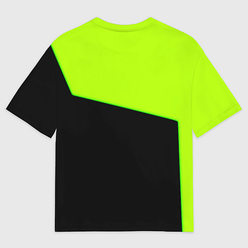 Женская футболка оверсайз New world geomerty / 3D-принт – фото 2