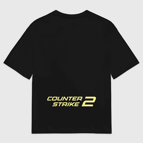 Женская футболка оверсайз Counter Strike 2 - stormtrooper / 3D-принт – фото 2