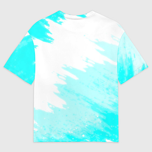 Женская футболка оверсайз Nirvana rock music color / 3D-принт – фото 2