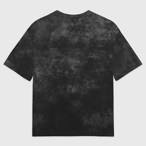 Женская футболка оверсайз Агрессивный волк на темном фоне / 3D-принт – фото 2