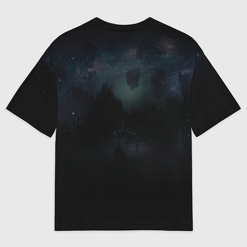 Женская футболка оверсайз Mortal Kombat - Скорпион / 3D-принт – фото 2