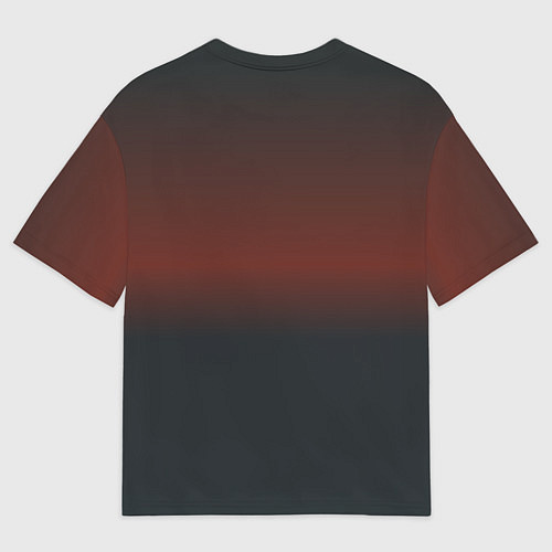 Женская футболка оверсайз Белый волк в ночи / 3D-принт – фото 2