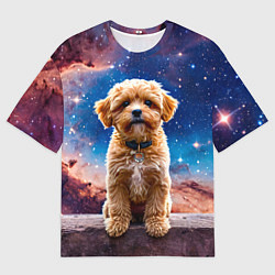Футболка оверсайз женская Мальтипу в космосе, цвет: 3D-принт
