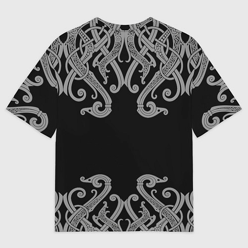 Женская футболка оверсайз Русь дружина богатыри / 3D-принт – фото 2