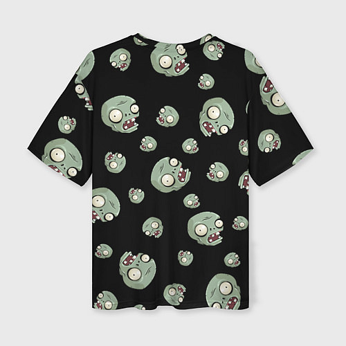 Женская футболка оверсайз Перчик из игры растения против зомби / 3D-принт – фото 2