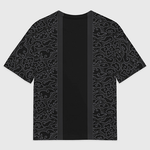 Женская футболка оверсайз Танджиро Камадо убийца демонов / 3D-принт – фото 2