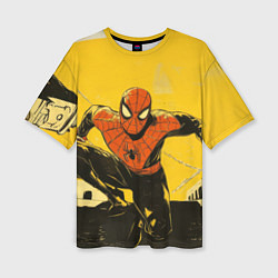 Футболка оверсайз женская Человек - паук, цвет: 3D-принт