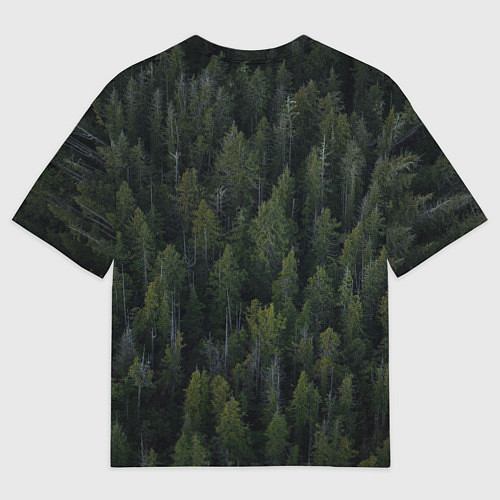 Женская футболка оверсайз Помни свои корни - лапа медведя печать Велеса / 3D-принт – фото 2