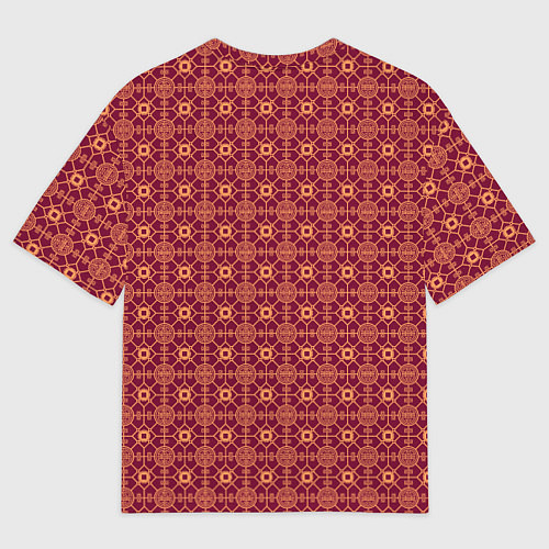 Женская футболка оверсайз Китайский флёр / 3D-принт – фото 2