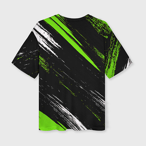 Женская футболка оверсайз Sports suit / 3D-принт – фото 2