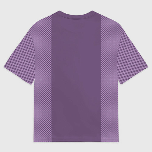Женская футболка оверсайз Sport фиолетовый / 3D-принт – фото 2