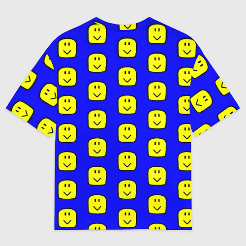 Женская футболка оверсайз Dota smile pattern / 3D-принт – фото 2