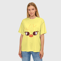 Футболка оверсайз женская BbokAri skzoo, цвет: 3D-принт — фото 2