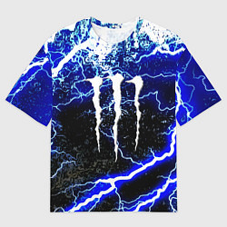 Женская футболка оверсайз Monster storm energy
