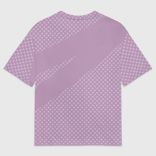 Женская футболка оверсайз Sport сиреневый / 3D-принт – фото 2
