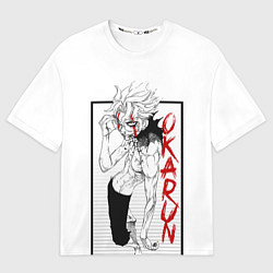 Футболка оверсайз женская DanDaDan: Okarun, цвет: 3D-принт