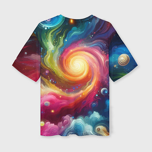 Женская футболка оверсайз Funny dalmatian puppy - ai art / 3D-принт – фото 2