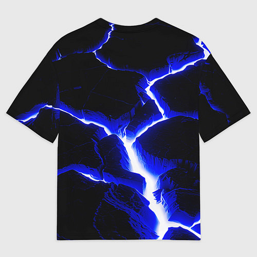 Женская футболка оверсайз The rift / 3D-принт – фото 2