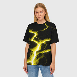 Футболка оверсайз женская The rift, цвет: 3D-принт — фото 2