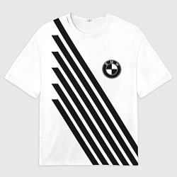Футболка оверсайз женская BMW geometry, цвет: 3D-принт