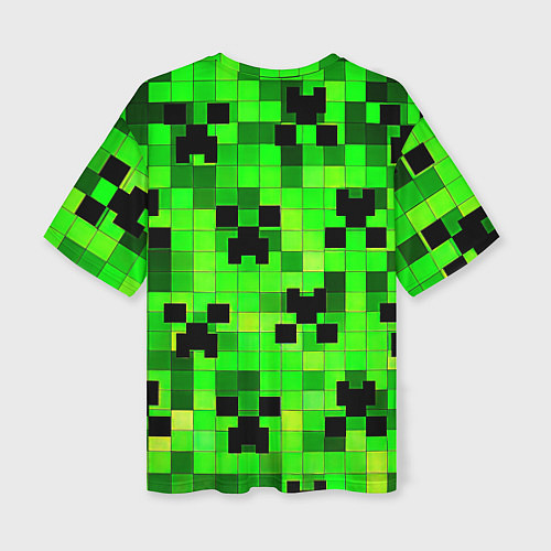 Женская футболка оверсайз Minecraft xbox / 3D-принт – фото 2