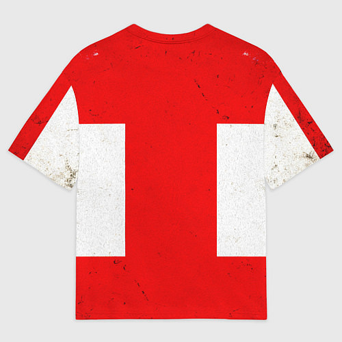 Женская футболка оверсайз Щётка для кёрлинга / 3D-принт – фото 2