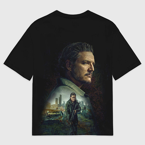 Женская футболка оверсайз Джоэл и Элли The last of us / 3D-принт – фото 2