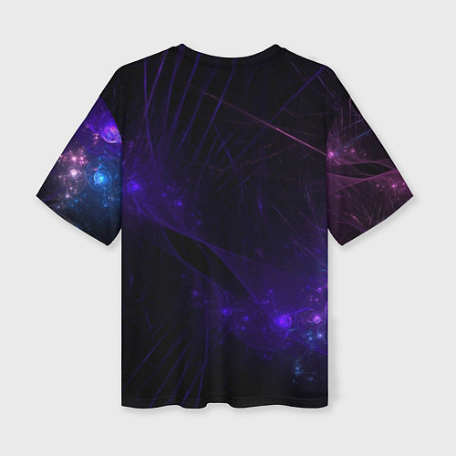 Женская футболка оверсайз Единорог Unilive / 3D-принт – фото 2