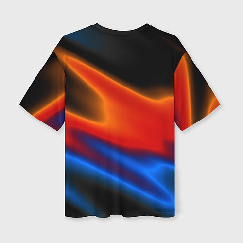 Женская футболка оверсайз Multicoloured / 3D-принт – фото 2
