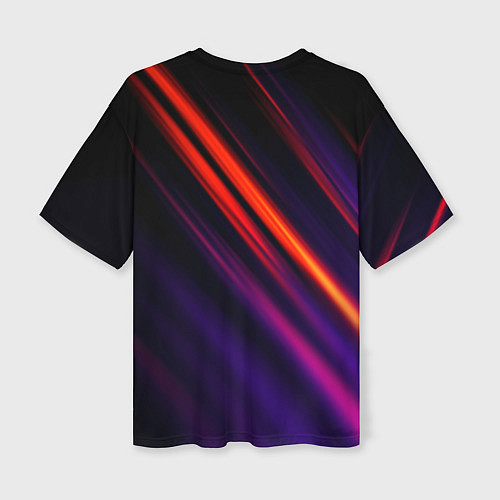 Женская футболка оверсайз Multicolored / 3D-принт – фото 2