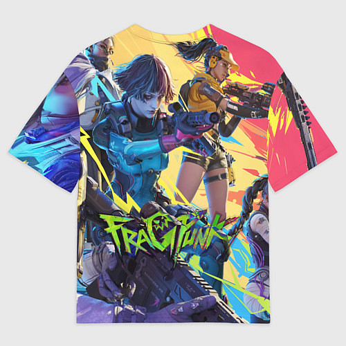 Женская футболка оверсайз This is fragpunk / 3D-принт – фото 2