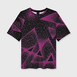 Футболка оверсайз женская The triangle is pink, цвет: 3D-принт