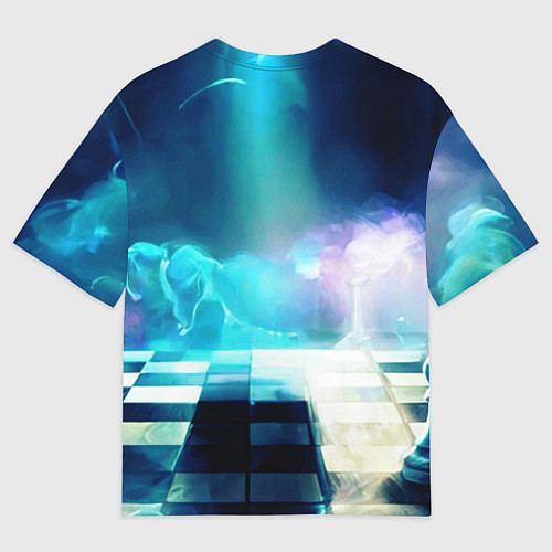 Женская футболка оверсайз Дымовая партия / 3D-принт – фото 2