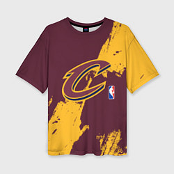 Женская футболка оверсайз Cleveland Cavaliers NBA team